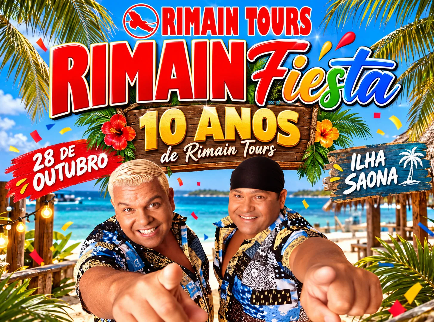 Fiesta tropical Rimain_ 10 años en Isla Saona